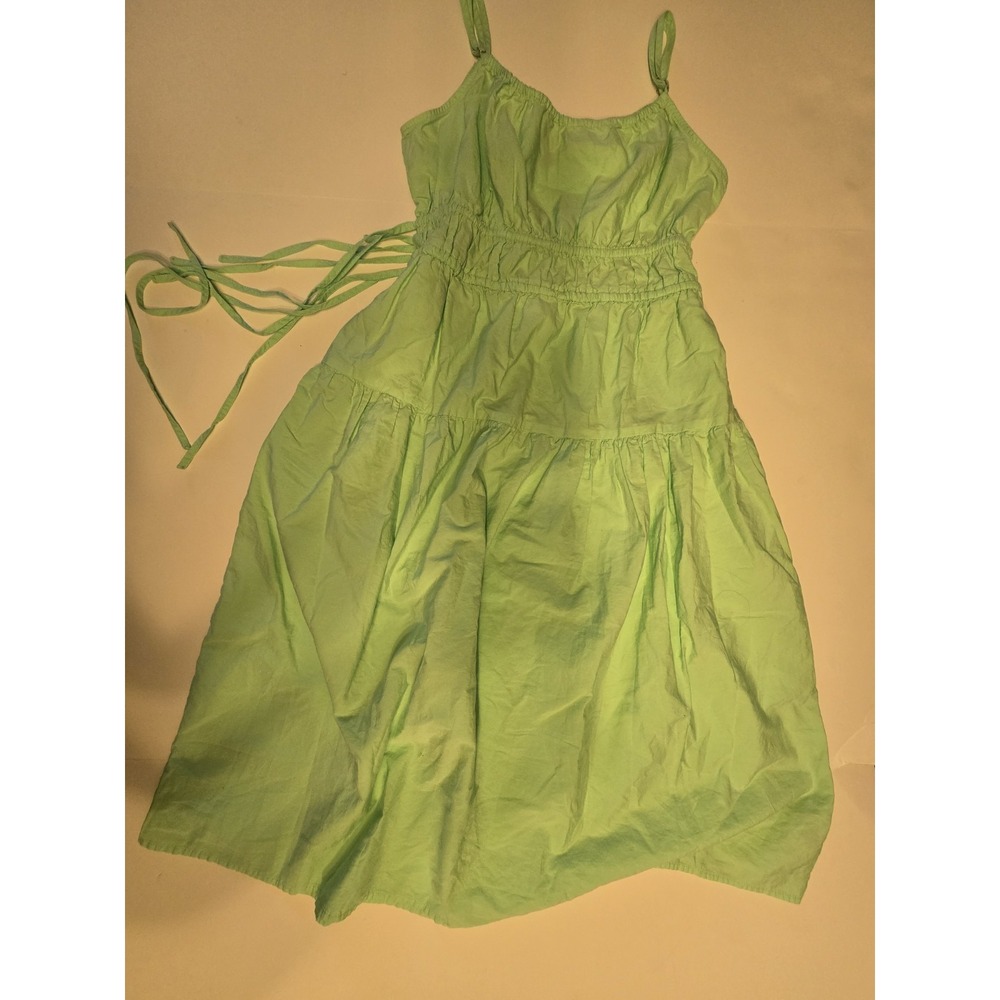 Universal Thread‎ Women's Green Sleeveless Tiered Dress Size XS